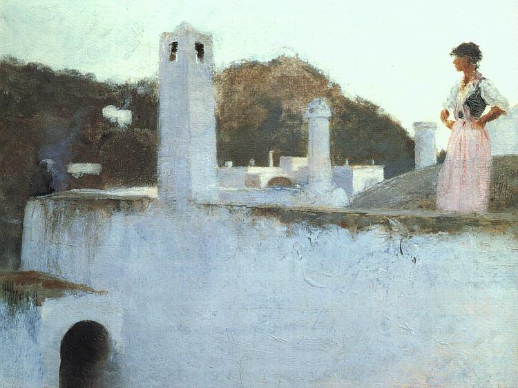 John Singer Sargent View of Capri oil painting picture